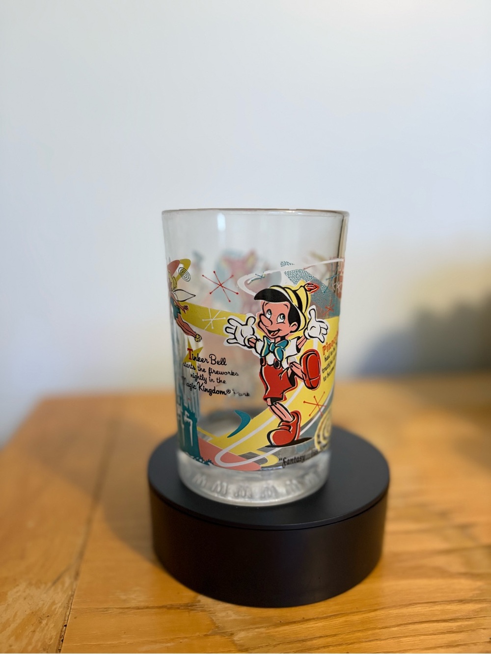 Vintage Pinocchio 100 Years of Magic McDonalds collector glass